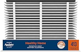AprilAire 413 Replacement Filter for AprilAire Whole House Air Purifiers - MERV 13, Healthy Home Allergy, 16x25x4 Air Filter (Pack of 2)