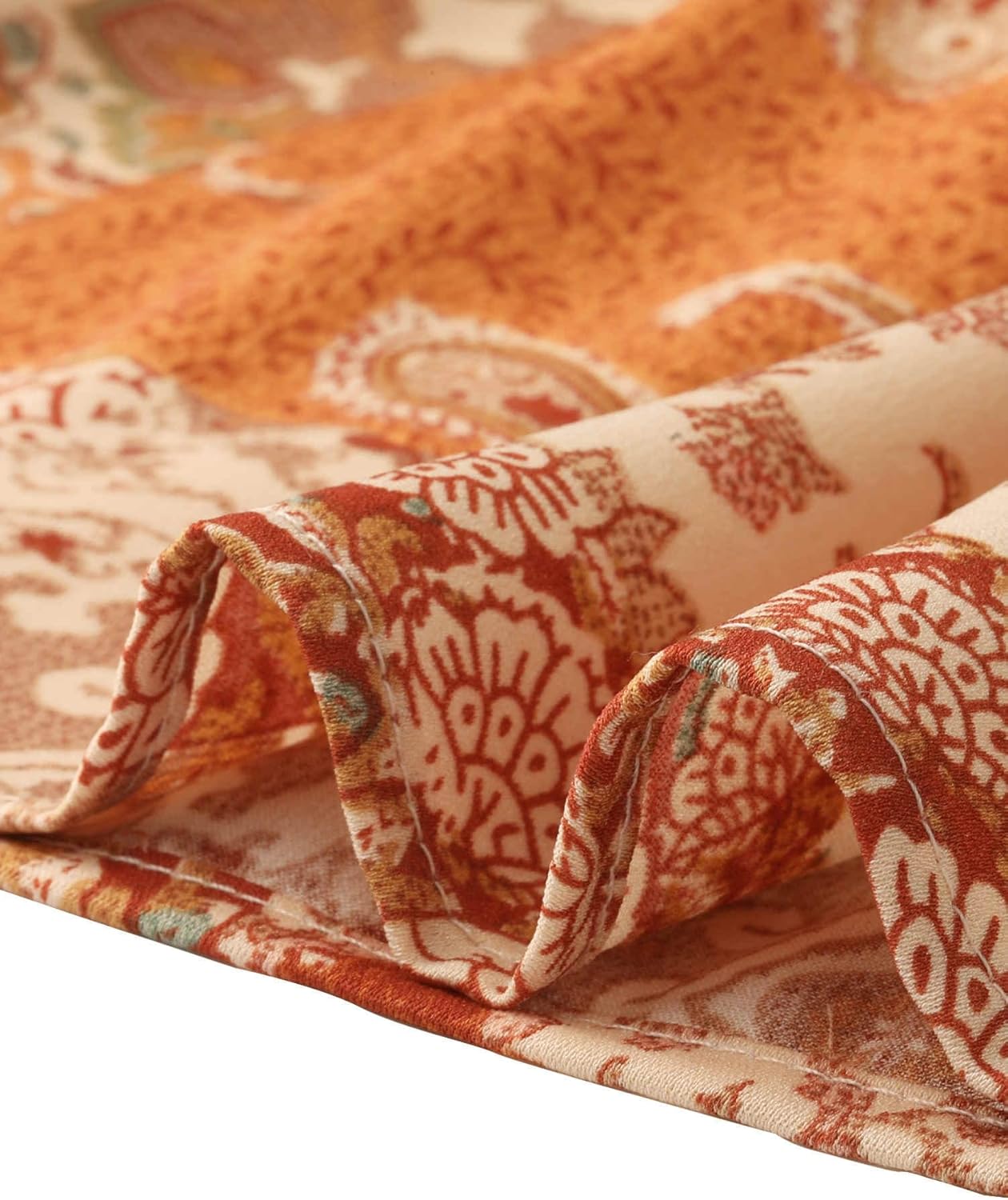 Allegra K Boho Floral Mini Skirt for Women Casual Summer High Waist Drawstring Flowy Skirts - Image 5