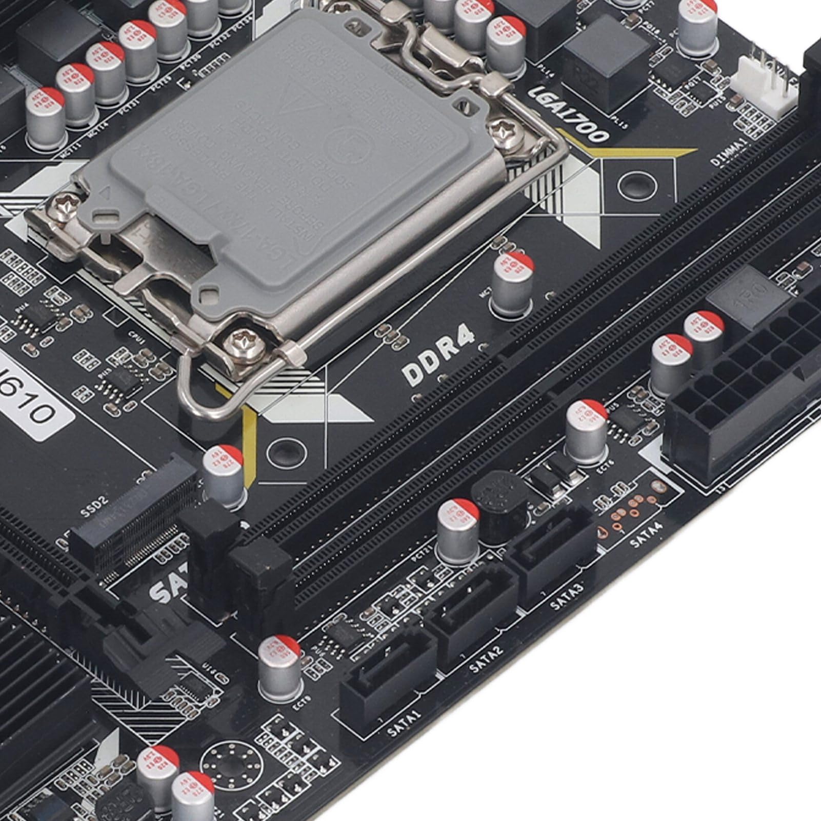 Płyta Główna H610U 2xDDR4, Płyta Główna LGA1700, Płyta Główna Micro Atx z PCIe 3, 3 X SATA3.0, 1 X M.2, USB, HDMI, VGA dla I3, I5, I7, I9, Pentium, Celeron