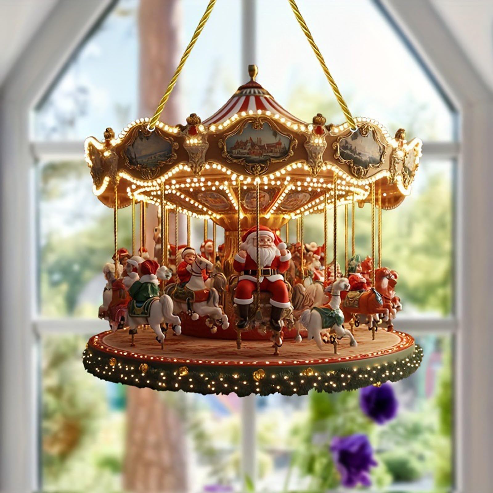 Amazon.com: AOLHXY Christmas Carousel Crafted Like Christmas