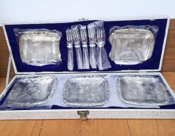 Amazon.co.jp: Martianマーシャン製品 シルバーフルーツ 銘々皿