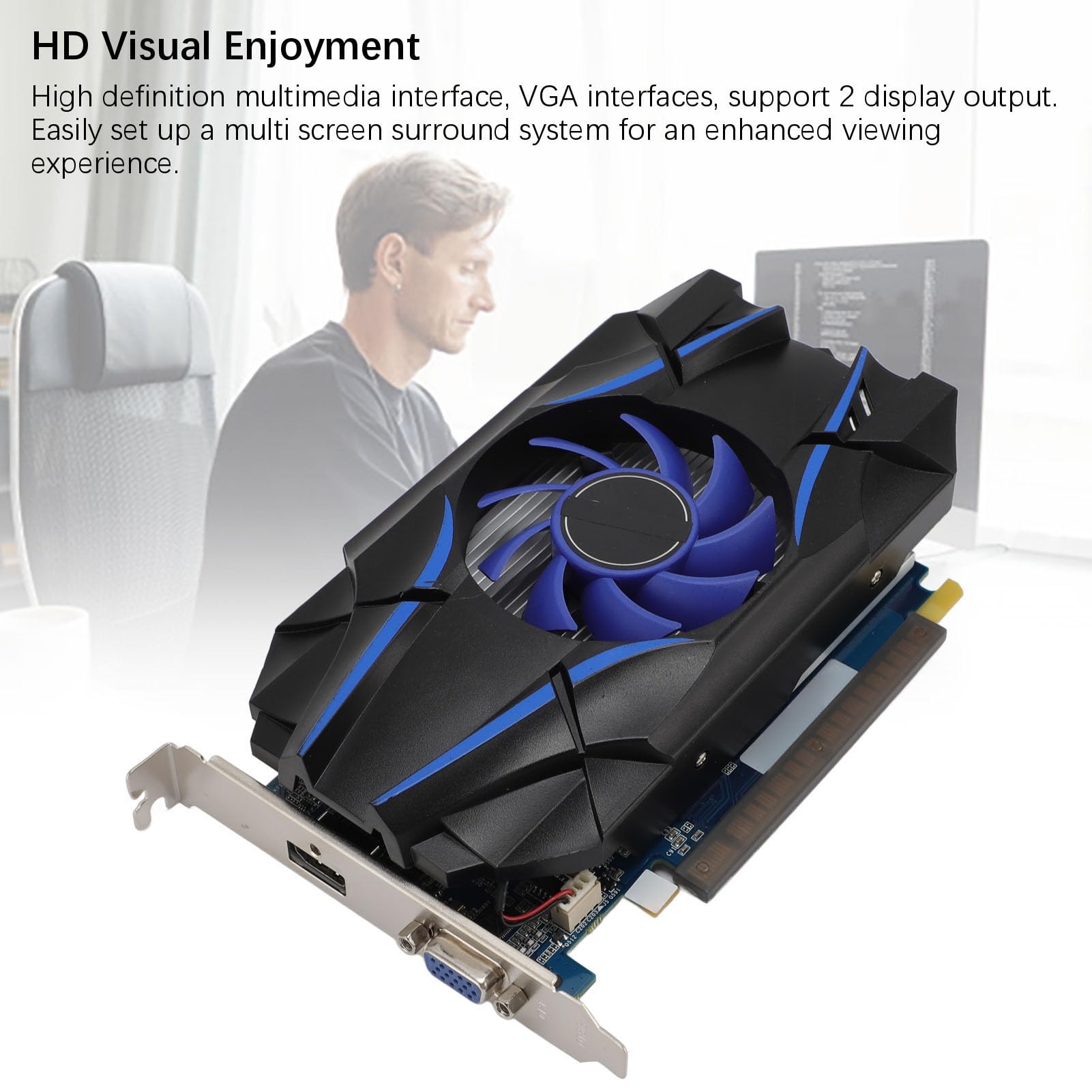 Amazon | GOWENIC GT1030 2GB GDDR5 ビデオカード、 ゲーミング