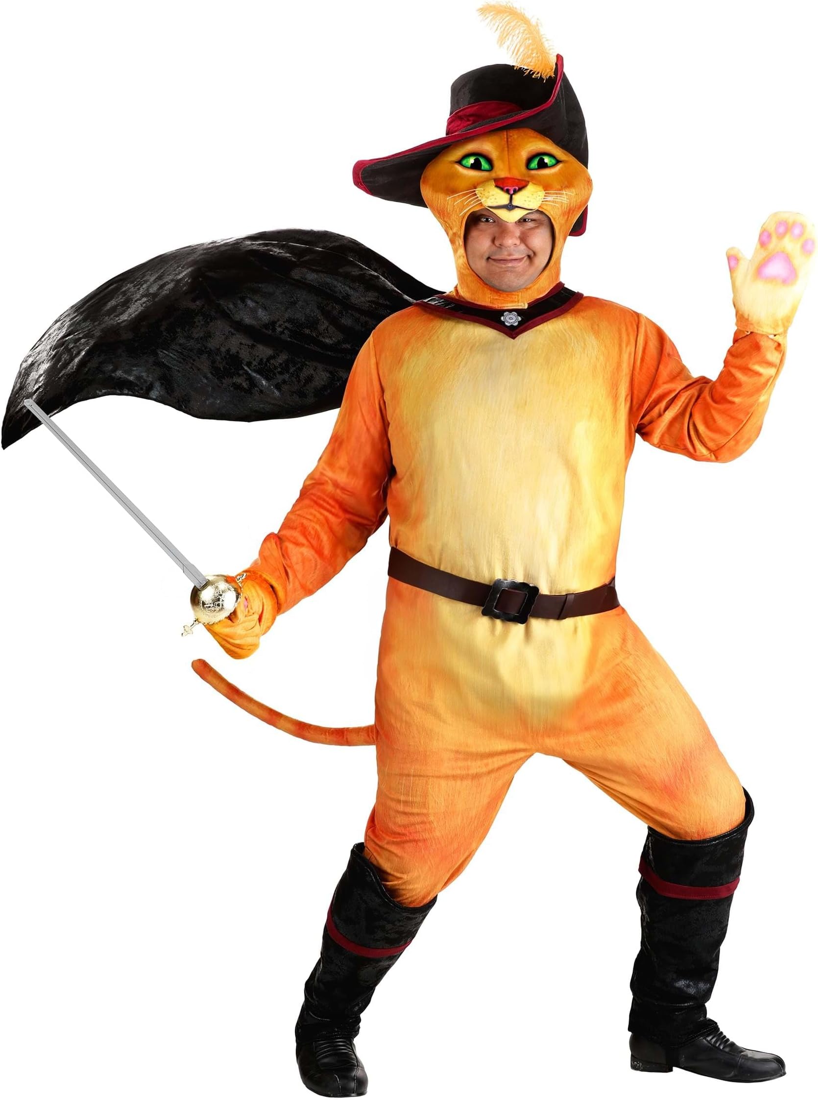 Plus Size Shrek Puss in Boots Men's Costume | Shrek Costumes