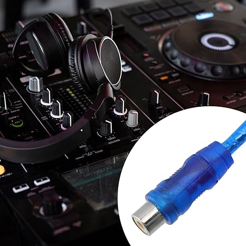 Miniatura 2 de Antrader Paquete de 10 cables de 1 macho a 2 hembras RCA y cable divisor de audio para automóvil convertidor de audio para automóvil