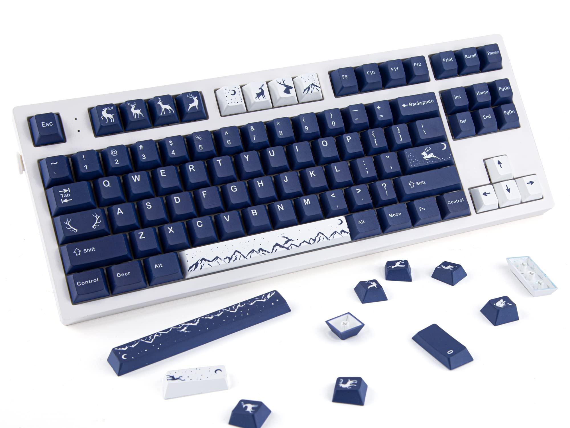 Buy Custom Keycaps 137 Keys PBT Keycaps Set, Cherry Profile Keycaps ...