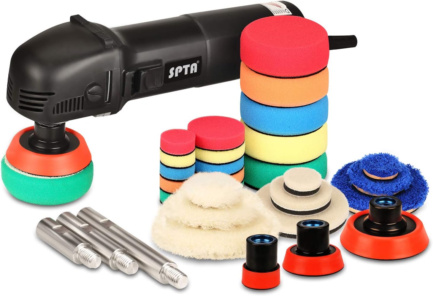 Buy SPTA Mini Polishing Machine Buffer Rotary Polisher Auto Detailing