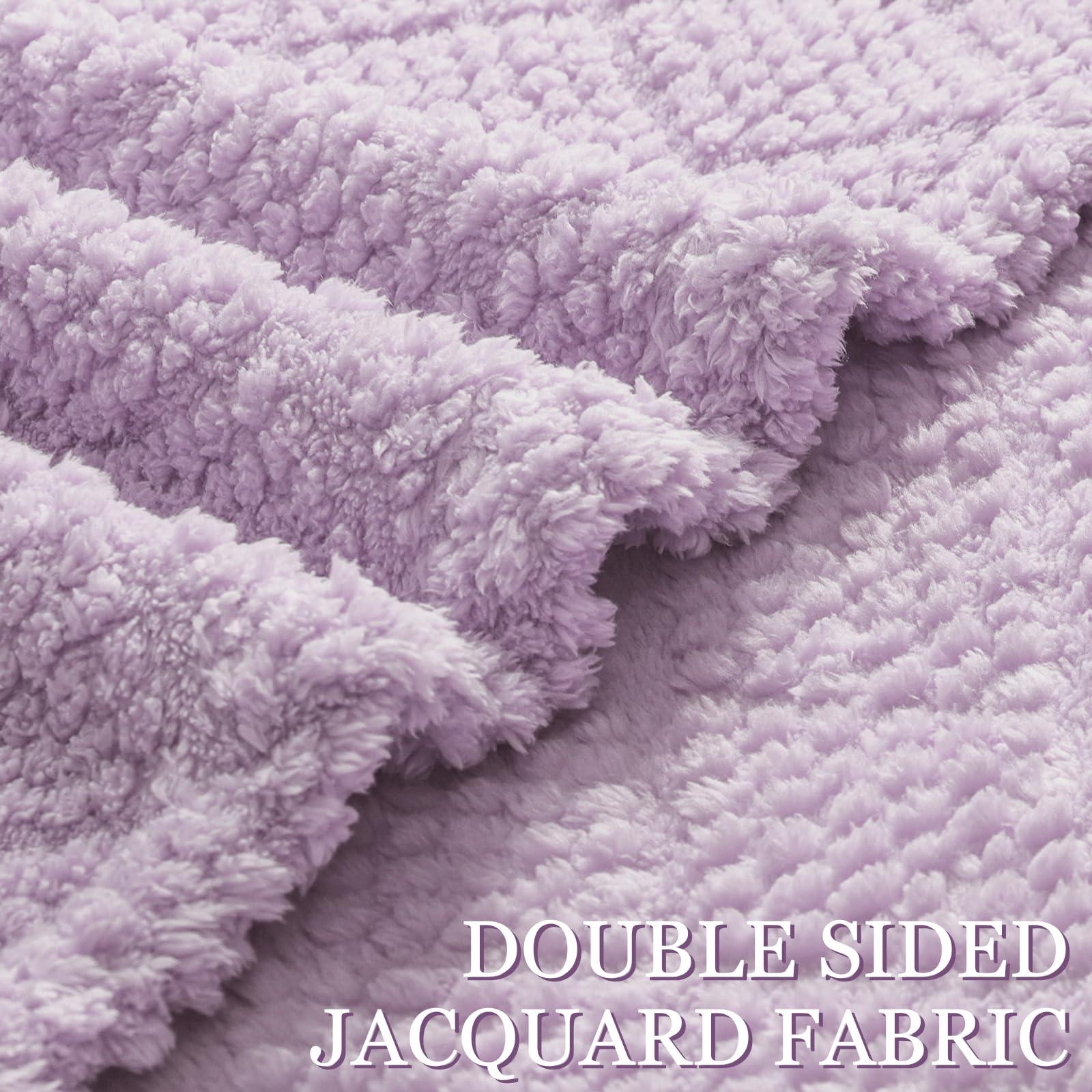 Whale Flotilla Fuzzy Fleece Double Size Blanket for Bed 150x200 CM Soft Fluffy Jacquard Waffle Blankets for All Season Lightweight and Warm - Image 4