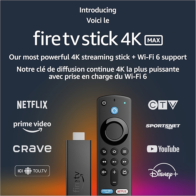 亚马逊 Fire TV Stick 4K Max 媒体播放器