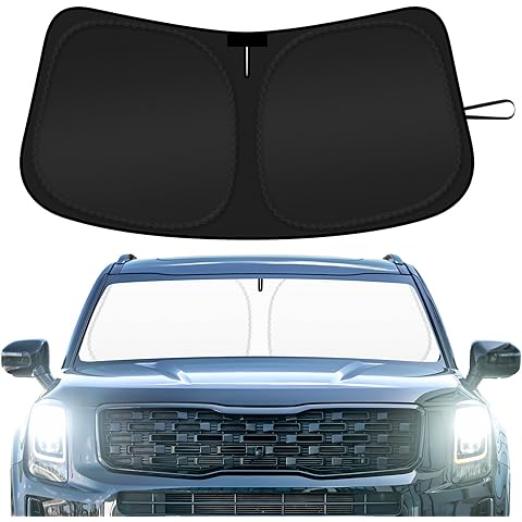Car Windshield Sun Shade Compatible with 2020 2021 2022 2023 2024 2025 Kia Tellurid...