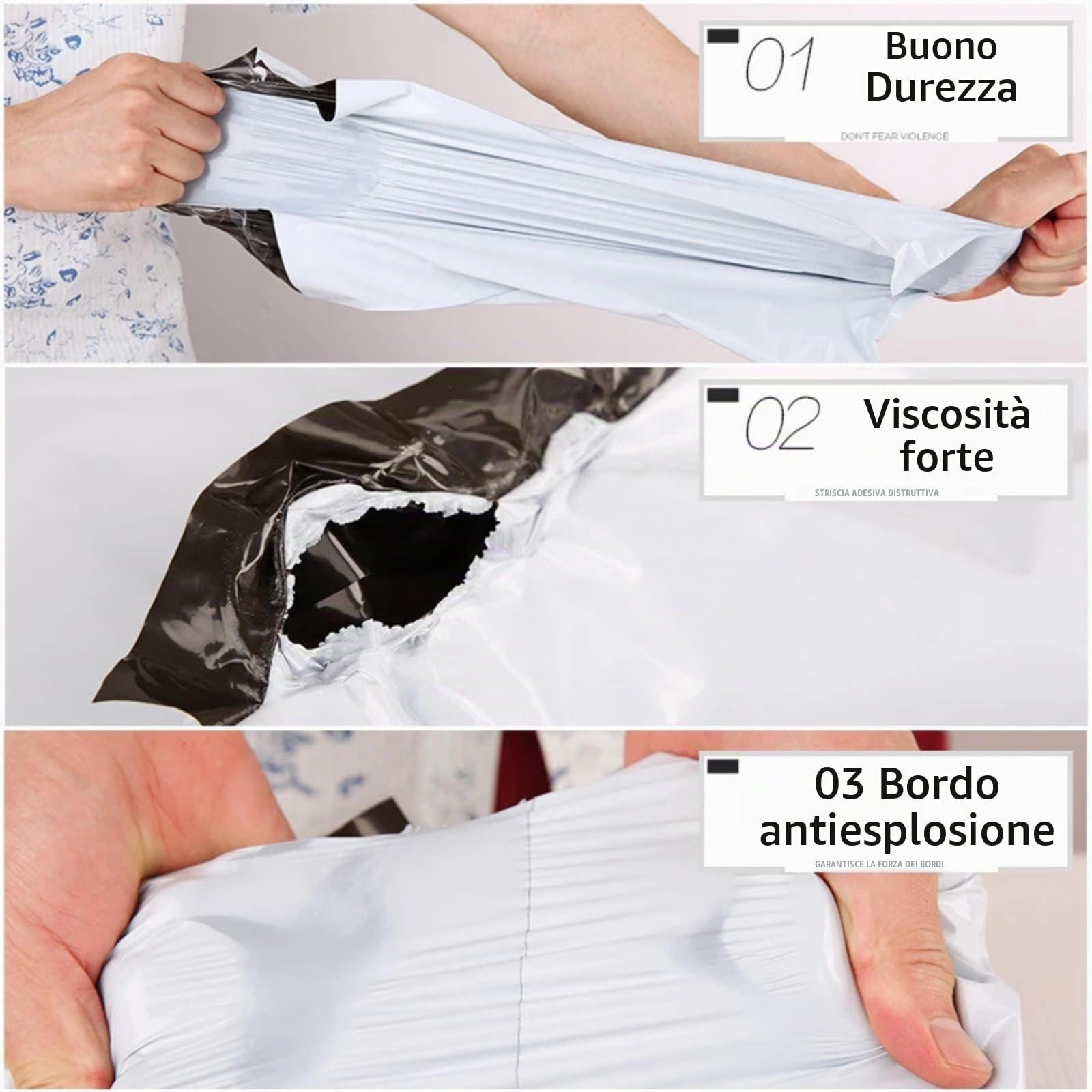 gorm 100 buste personalizzate per corriere, buste espresse, buste postali, autoadesive, per imballaggio, abbigliamento, piccole imprese, con logo personalizzato (17 x 30 cm)