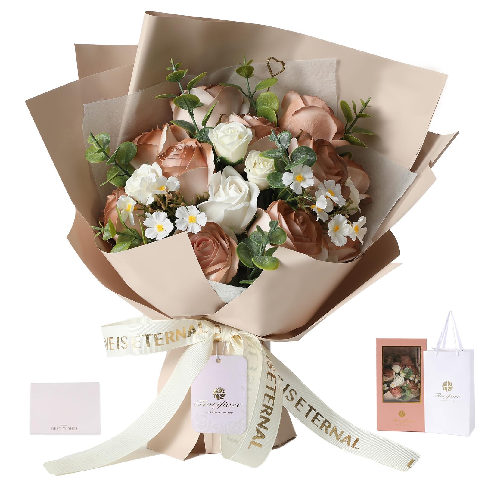 Amazon｜Fiorifiore 人気 ソープフラワー 母の日 花束 プレゼント