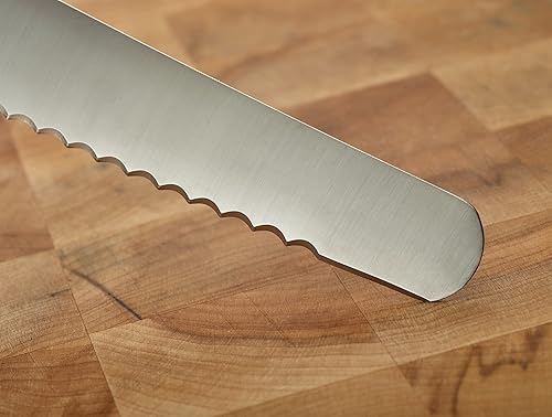 Miniatura 44 de Cuchillo de chef, Mercer Culinary Renaissance, forjado de 8 pulgadas, Cuchillo para pan, de 20.32 cm, 8", Negro