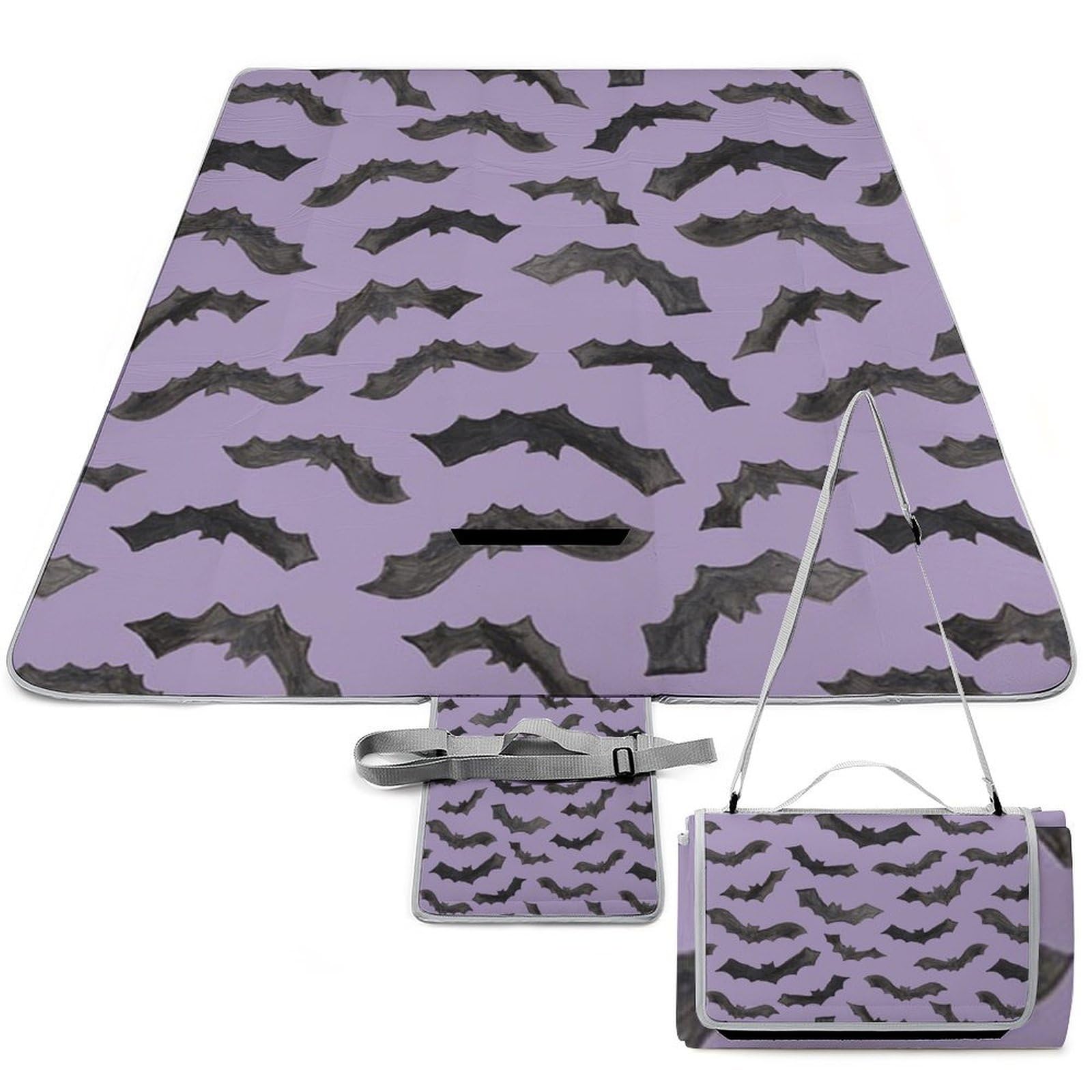 Alfombrilla de pícnic impermeable y compacta de 148x148 cm para camping