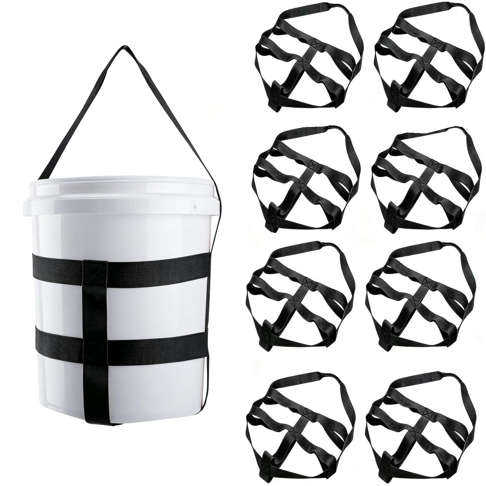 Correas de cubo resistentes de nylon 1680D de 1.6 pulgadas para 300 libras