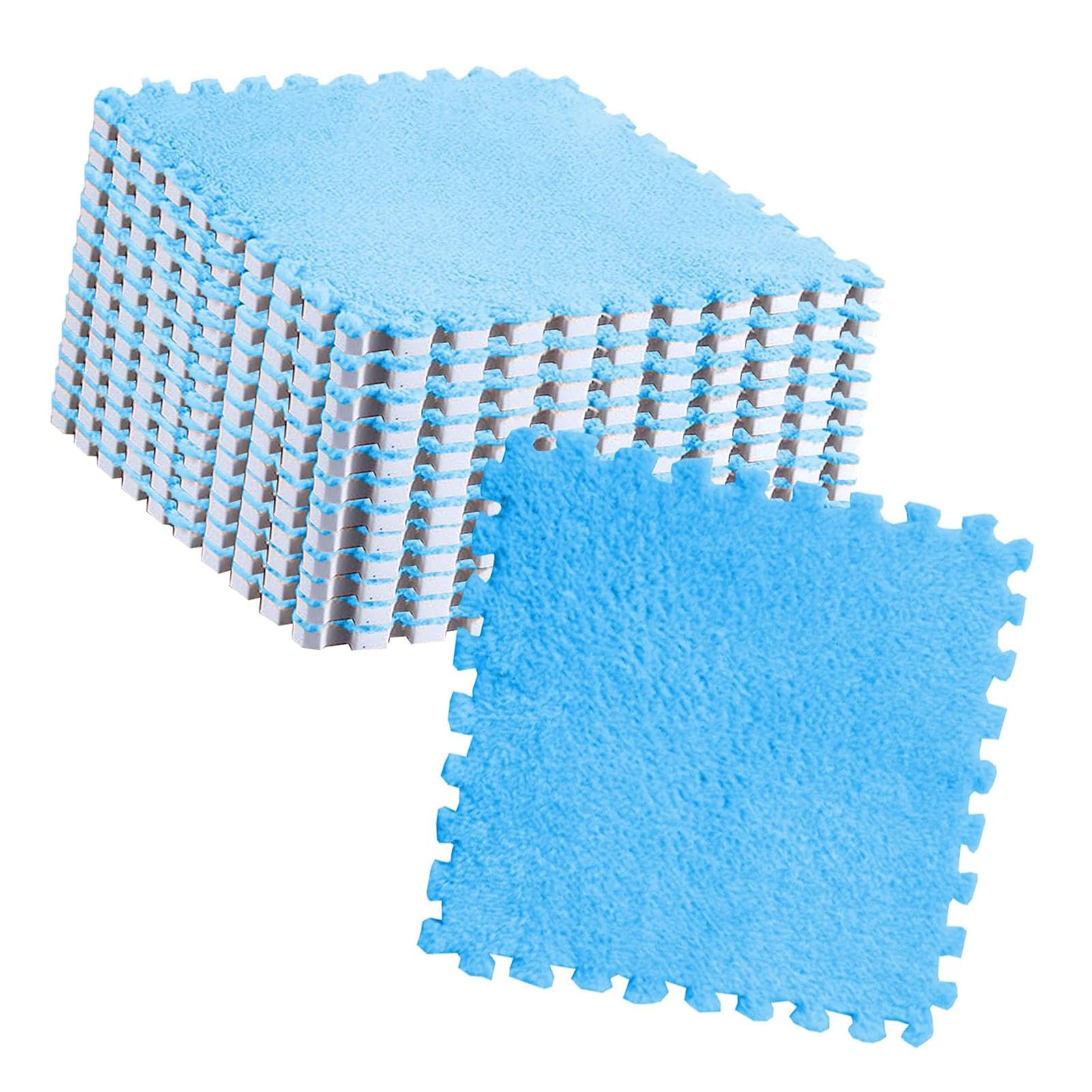 Qudinip Plush Puzzle Floor Foam Mat Tiles - Image 2