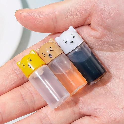 Miniatura 4 de Lindas mini botellas de salsa de tomate, mini botellas exprimibles de condimentos, botella de tomate y ketchup recargable, aderezo de ensalada,