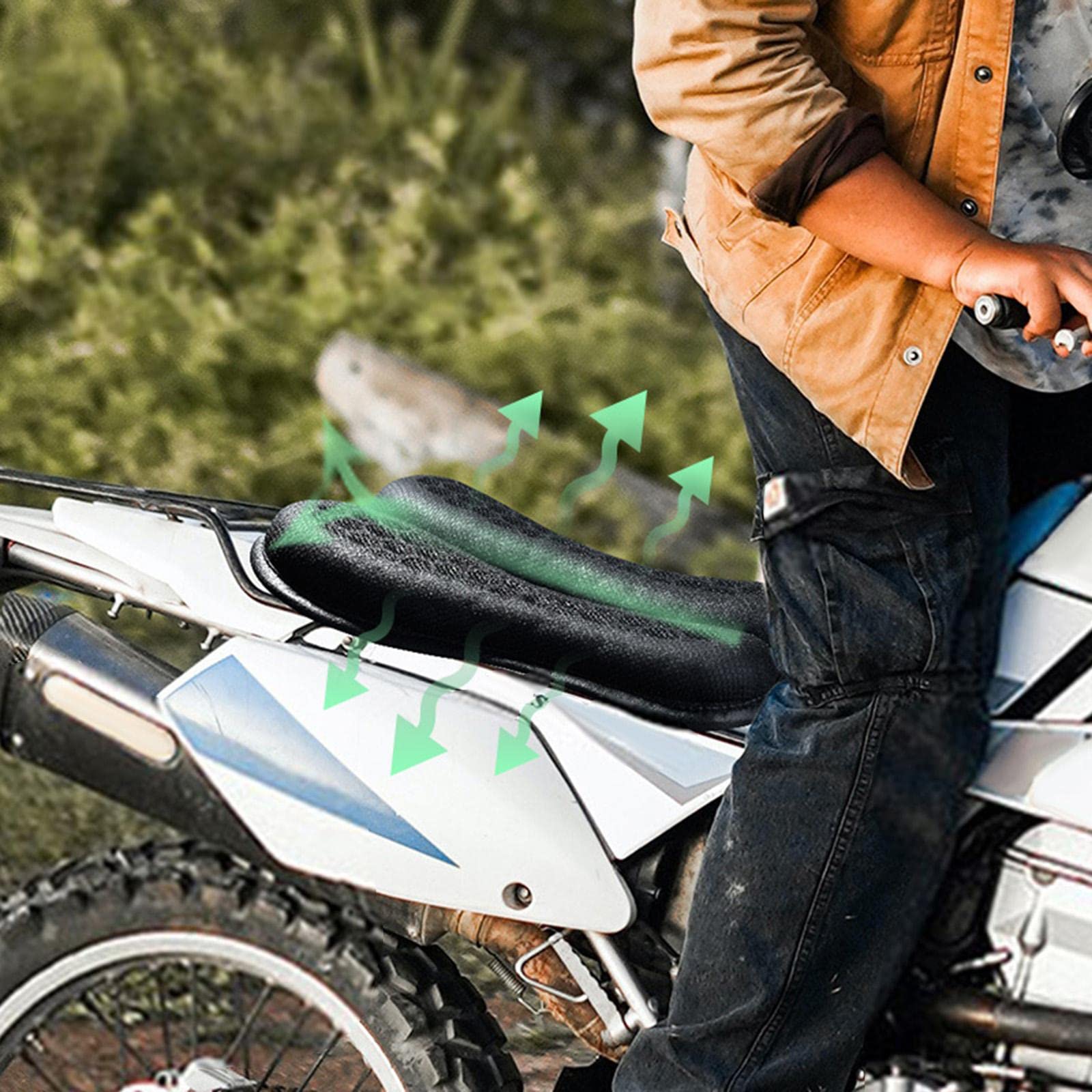 Motorcycle Seat Cushion Gel Seat Pad Shock Absorbing for Comfortable Travel| Motors |Other Seating-image-31