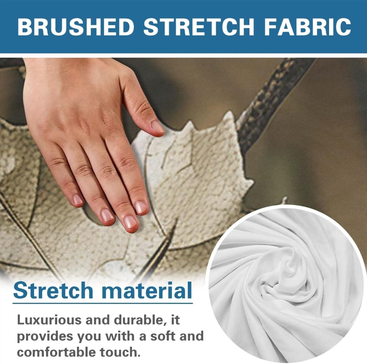 Forest Camo Hunting Print Recliner Covers 4-Pieces Reclining Cover with Pocket Stretch Recliner Chair Covers with Elastic Band Washable Furniture Protector for Pets and Kids