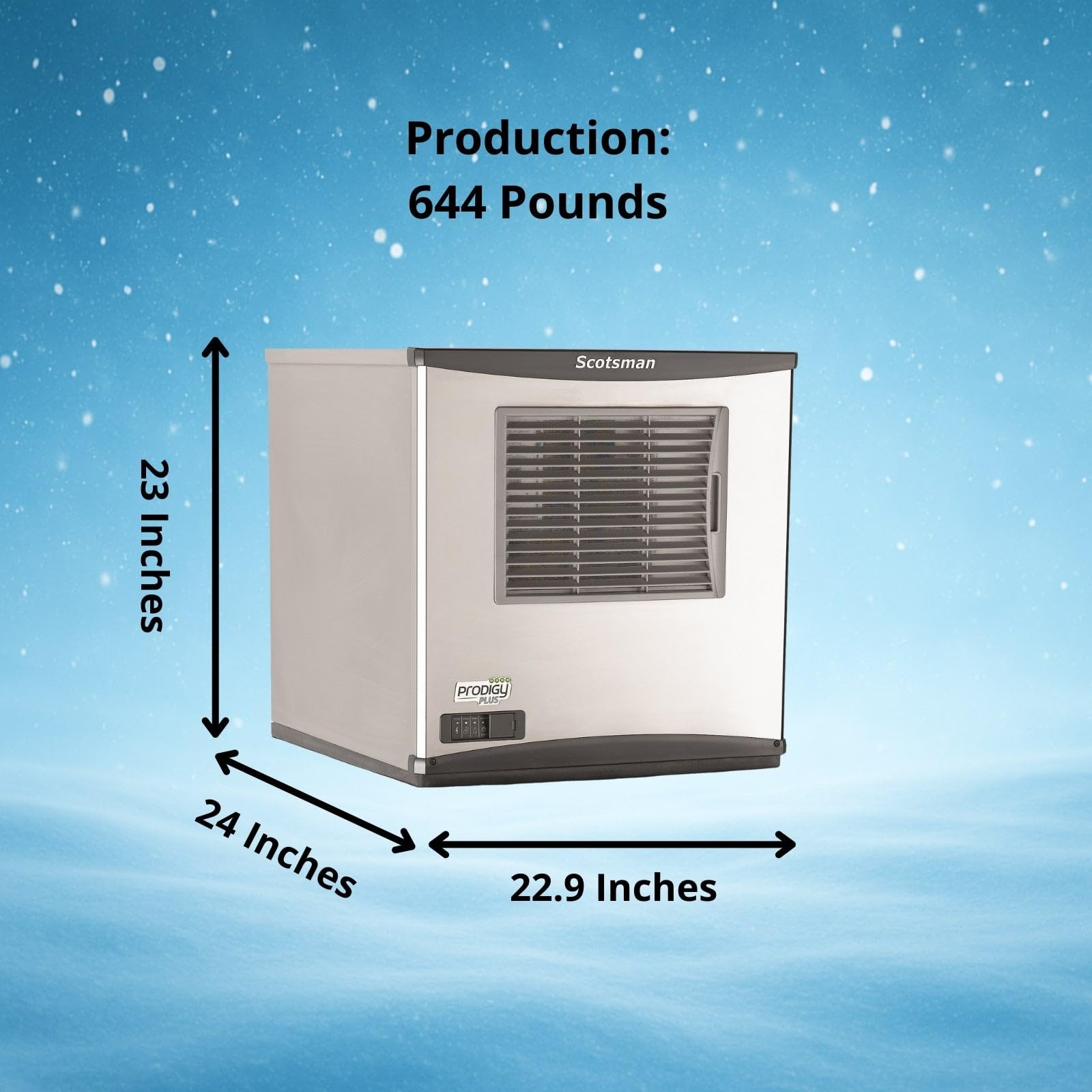 Scotsman Prodigy Plus Nugget 22" Ice Maker - 664 Lb/Day on Fridge.com - View 3