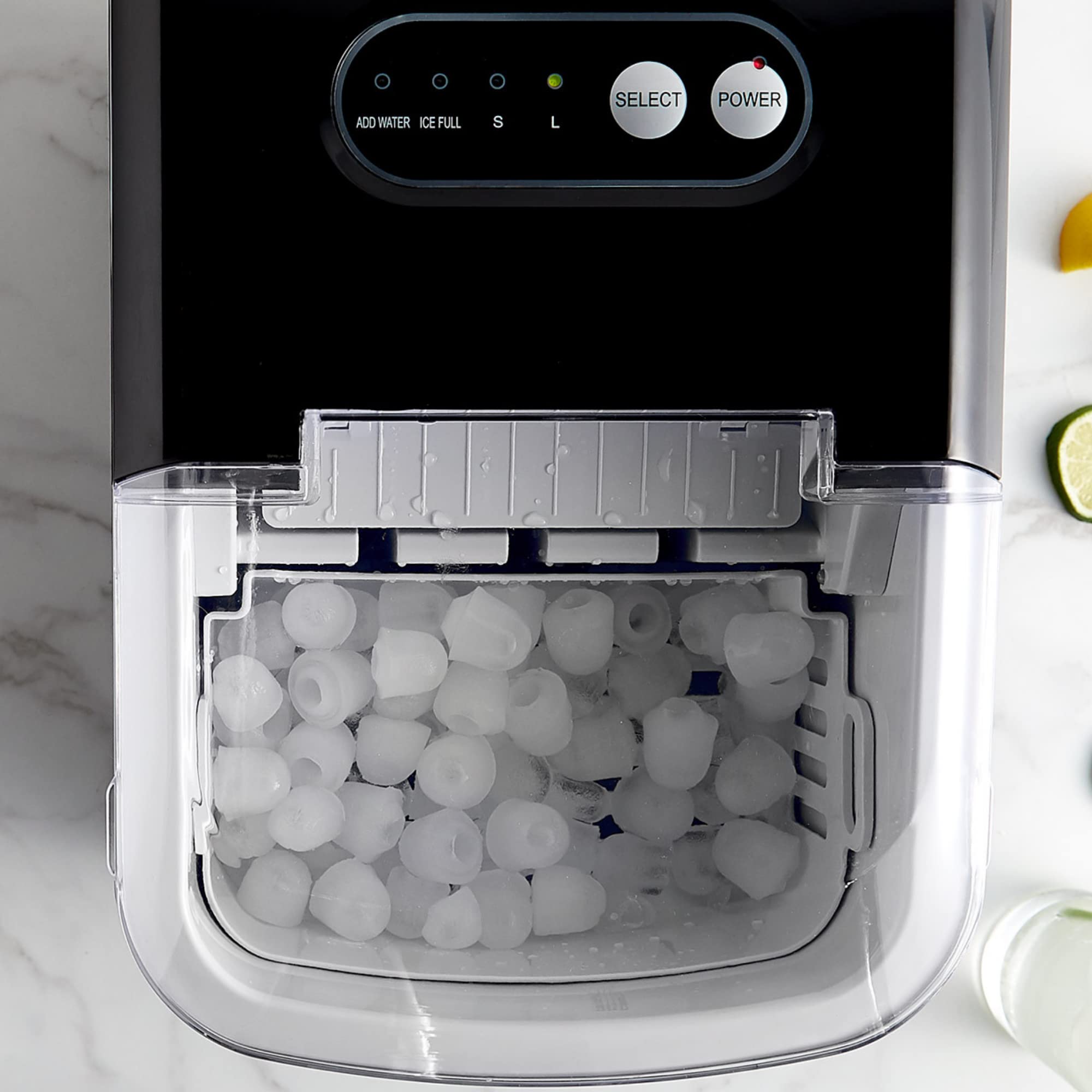 Buy VonShef Ice Maker Machine, 72g of Ice Cubes in 10 Mins 12kg in 24