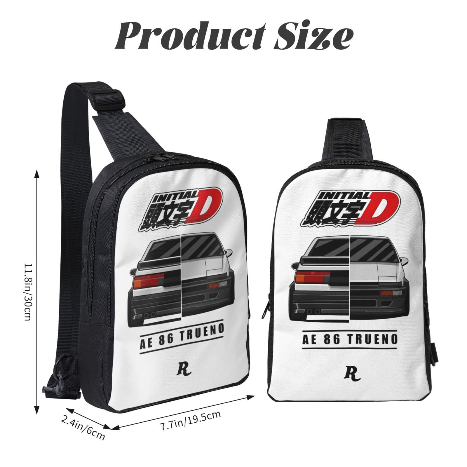 Amazon.co.jp: 斜め掛け ボディバッグ 頭文字d イニシャル D ae86