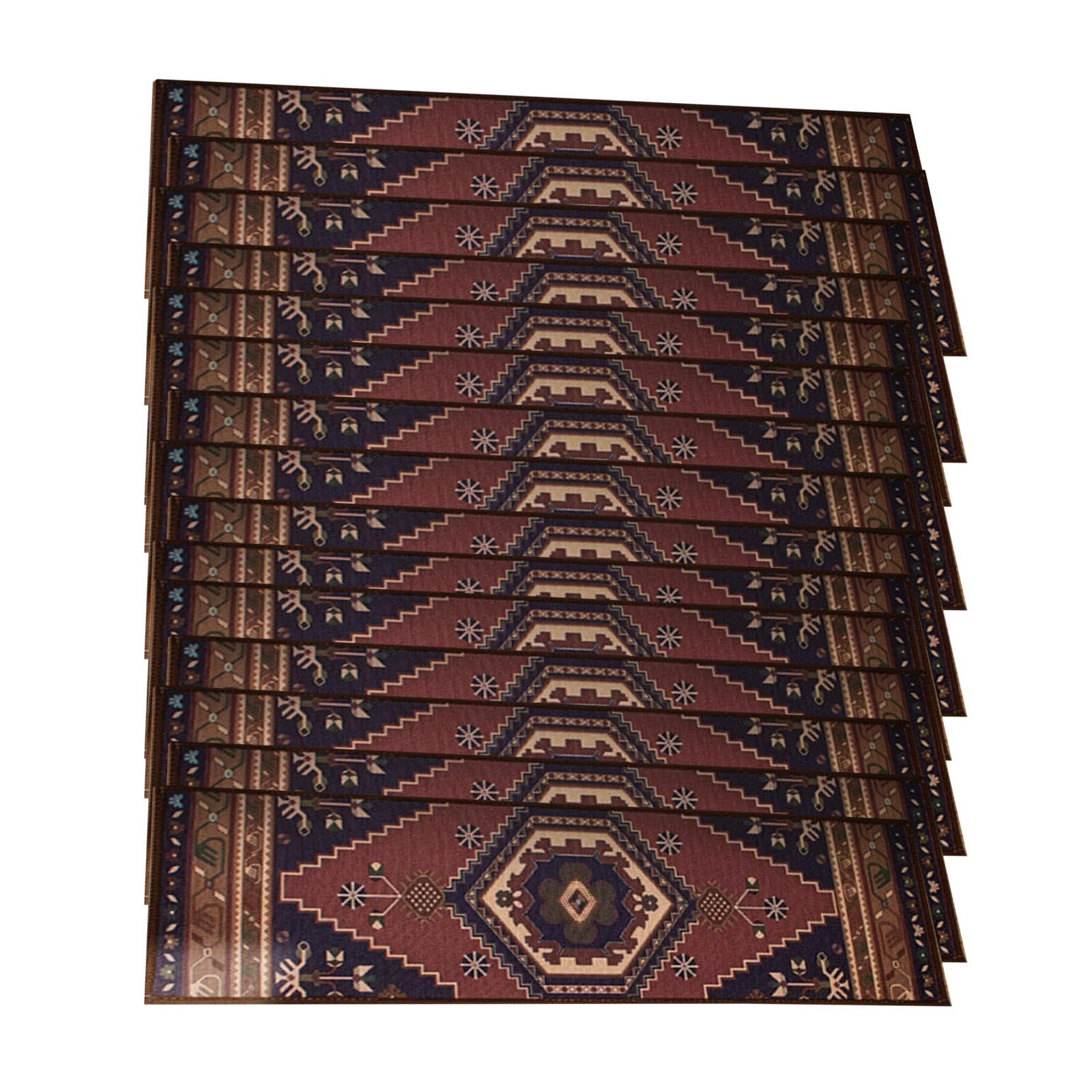 Kalttoy D Secure Grip 15Pack Stair Treads, Antislip Indoor Stair Protectors, Carpet Treads For Woo Stairs, Ecorative Mats Nonslip