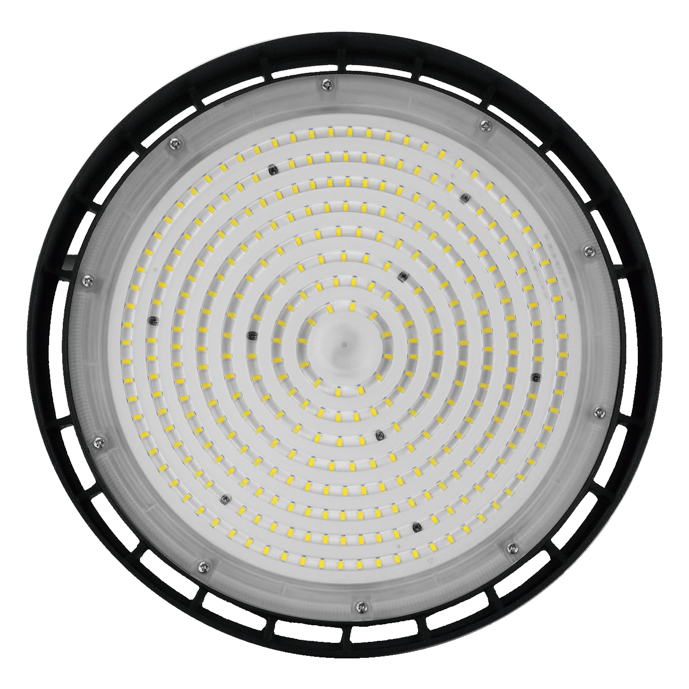 Campana LED Industrial Highbay UFO 200W 30000Lm – Luz Fría 5000K IP65 CRI>80 Driver Lifud Regulable 1-10V Iluminación Almacén Fábrica (Luz Fría 5000K, 200W)