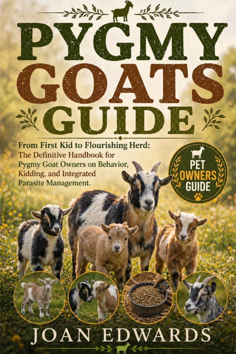 PYGMY GOATS GUIDE: From First Kid to Flourishing Herd: The Definitive Handbook for Pygmy Goat Owners on Behavior, Kidding, and Integrated Parasite Management.