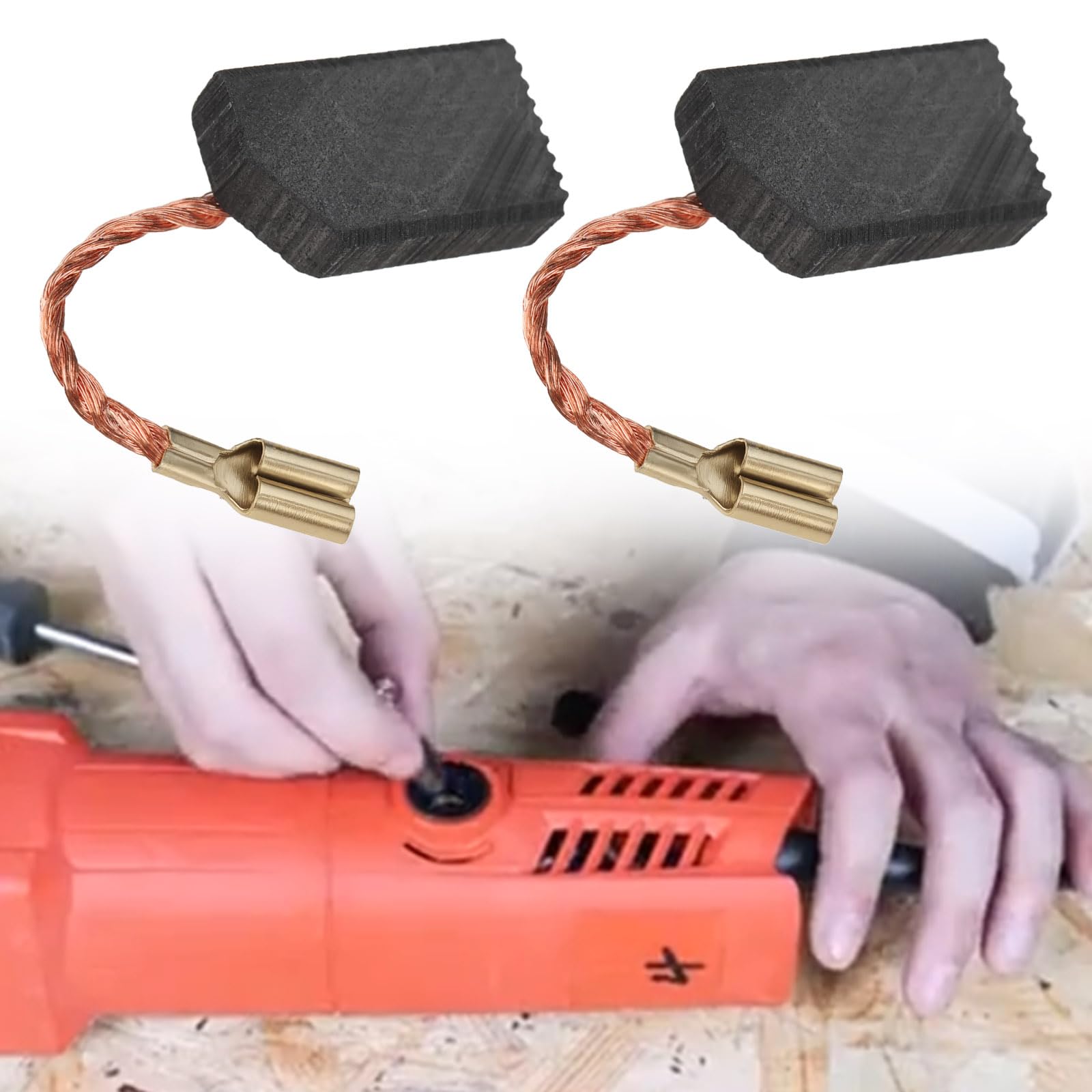 SG Store 4pcs Polisher Carbon Brush 5x10x16mm Compatible with METABO Grinder W7-110 - Image 3