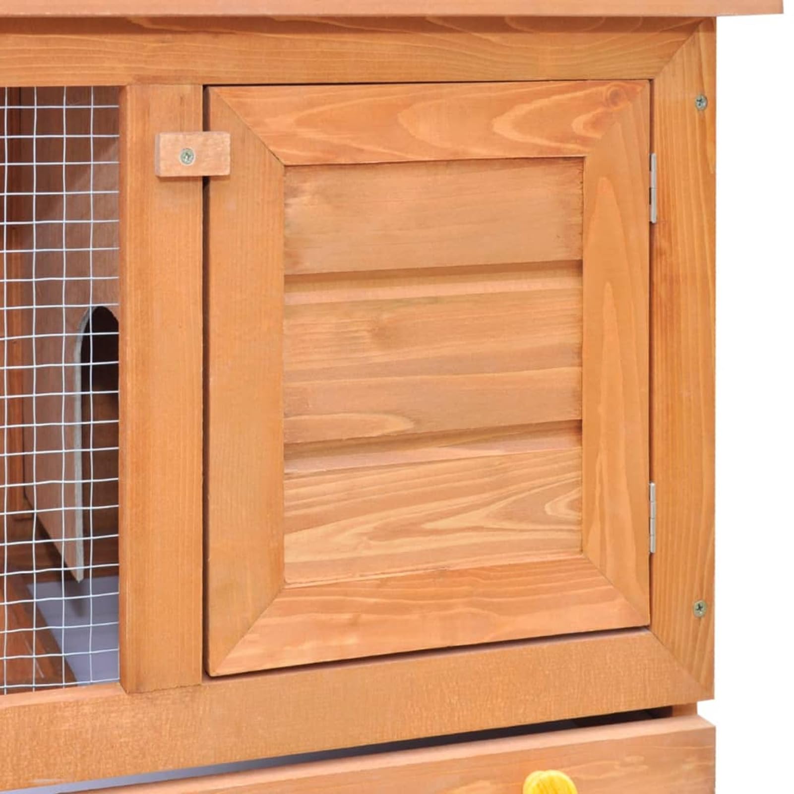 Casa de Animales pequeños Jaula conejera 1 Puerta, Casa Conejo, Jaula De Conejo, Casa Cobaya, Casita Conejo, Escondite Grande para Erizo, Jaula Hamster, Madera
