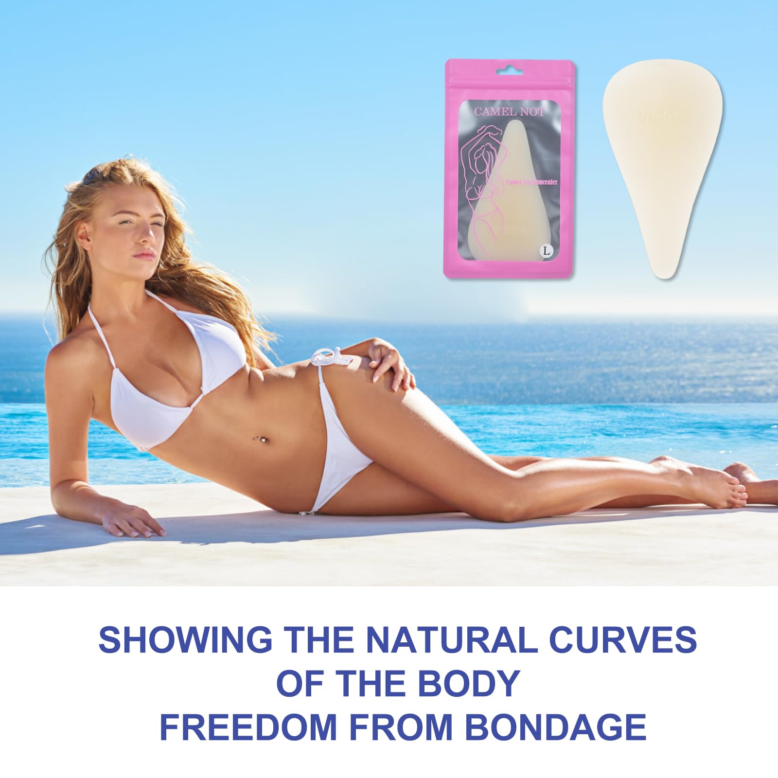Silicone Camel Toe Concealer riutilizzabile adesivo invisibile senza tracce per le donne Legging Swimwear Activewear Waterproof Cover Pad  66