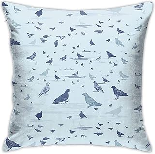lymknumb Funda de Almohada Pigeon World Sports 18"x18 Funda de Almohada de algodón estándar Protector de Almohada
