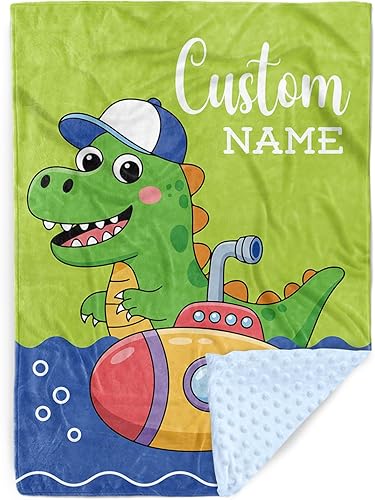 Miniatura 15 de Mantas de bebé personalizadas para niños, manta de bebé con nombre personalizado con patrón de faro, manta de recepción suave para recién nacidos,