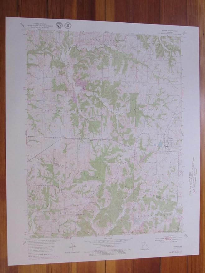 Higbee Missouri 1979 Original Vintage USGS Topo Map