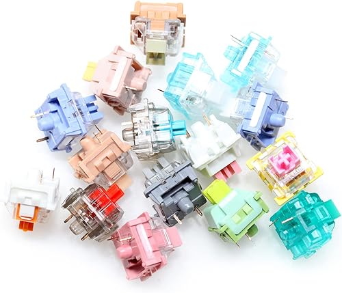 Miniatura 3 de KPREPUBLIC Interruptor OTM Outemu para teclado mecánico, silencioso, lineal, táctil, océano, rojo, limón, morado, rosa, jade, lima, melocotón,