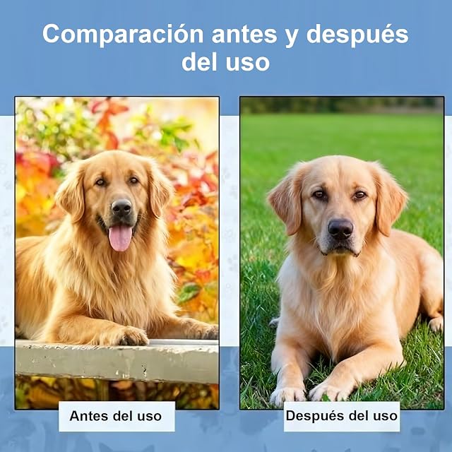 Foto 7 de 7 de Peine Perro y Cepillo Gatos Quita Corto Pelo Muerto de Mascotas Acero Inoxidable 17+9 Dientes Cepillos…