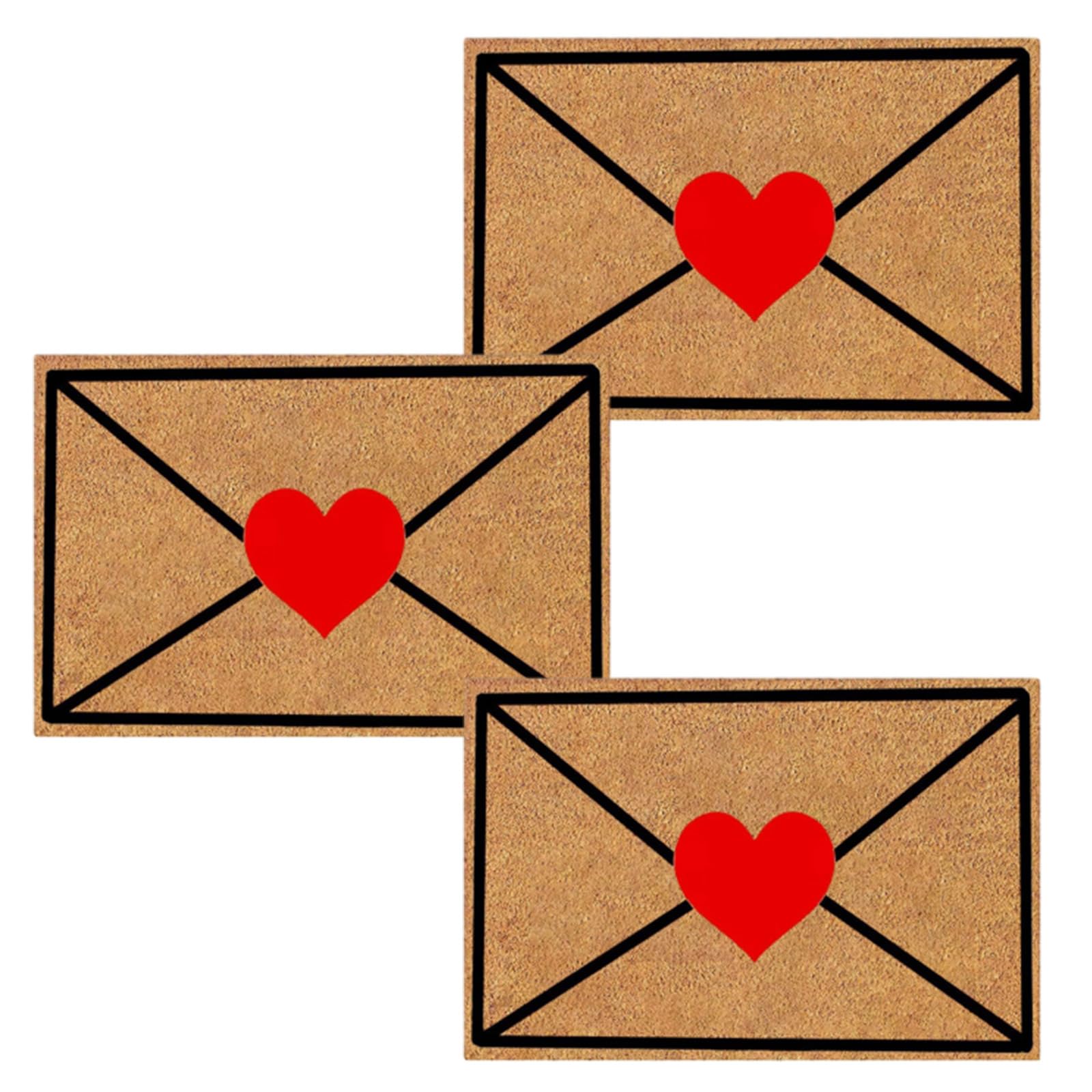 Paillasson d'extérieur Saint-Valentin tapis de sol de bienvenue