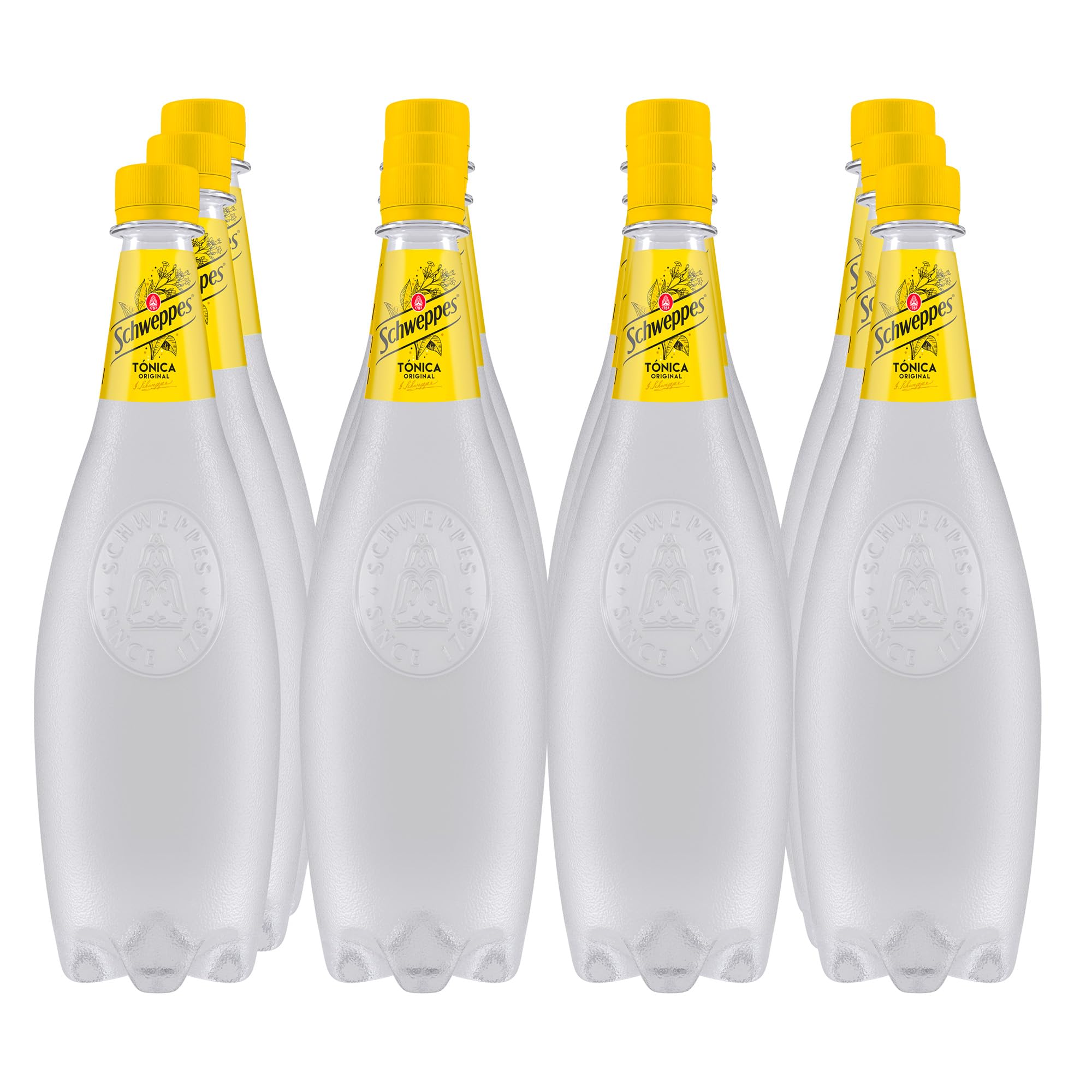 Schweppes – Acqua Tnica, bottiglia da 1 l, confezione da 6