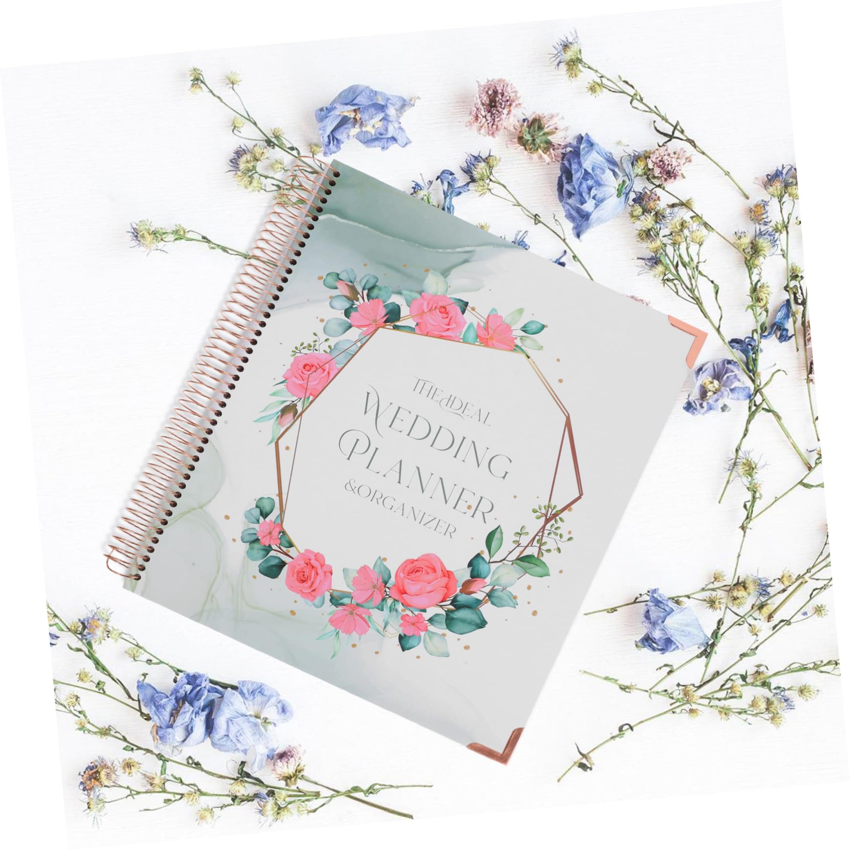 Hochzeitsplanerbuch mit Budgetplanung und Checkliste Planungsbuch aus Papier für Verlobung und Hochzeit Notizbuch Design