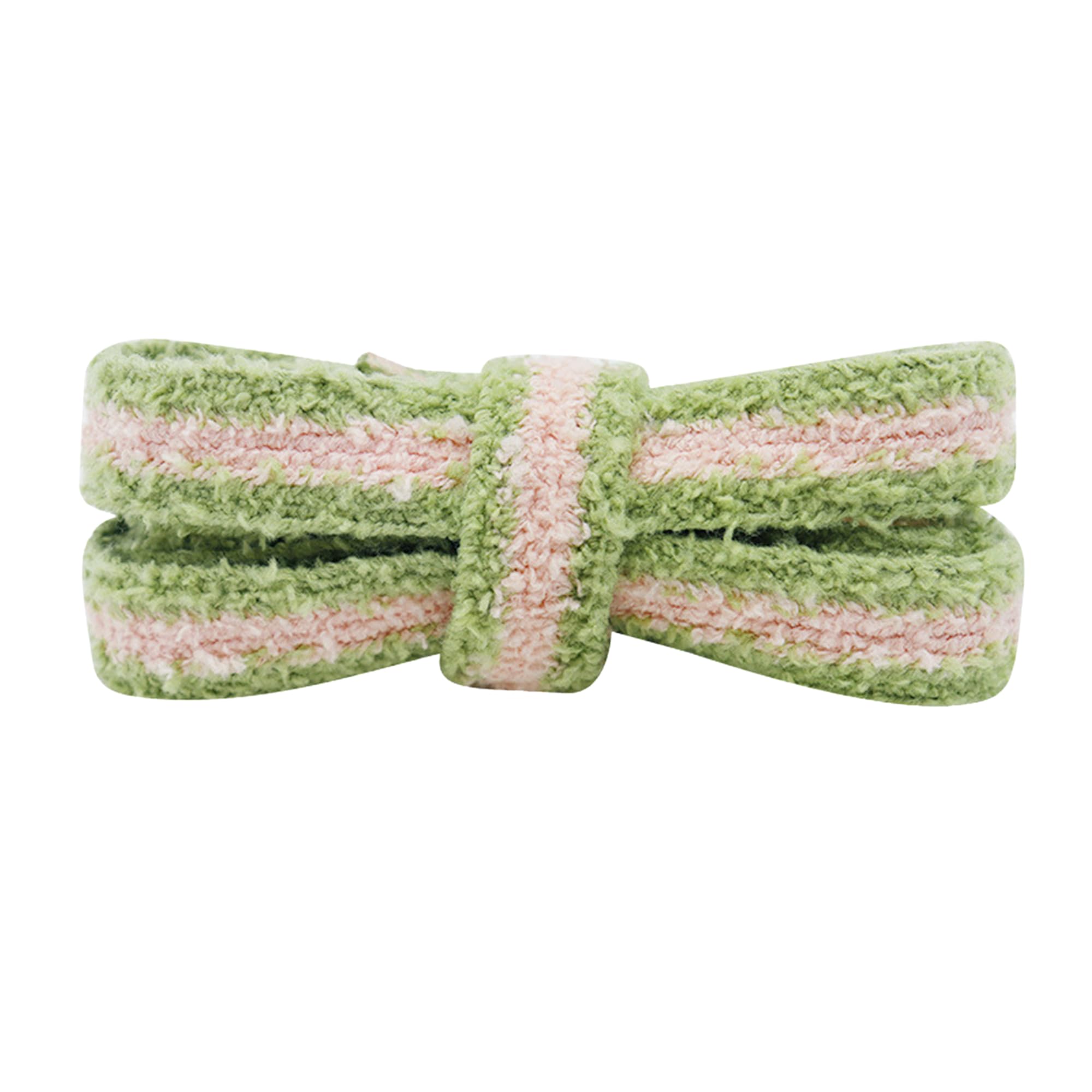 Elerevyo Flat Fuzzy Shoelaces Colored Shoe Laces Soft Wide Fluffy Shoestrings for Sneakers 2 Pairs