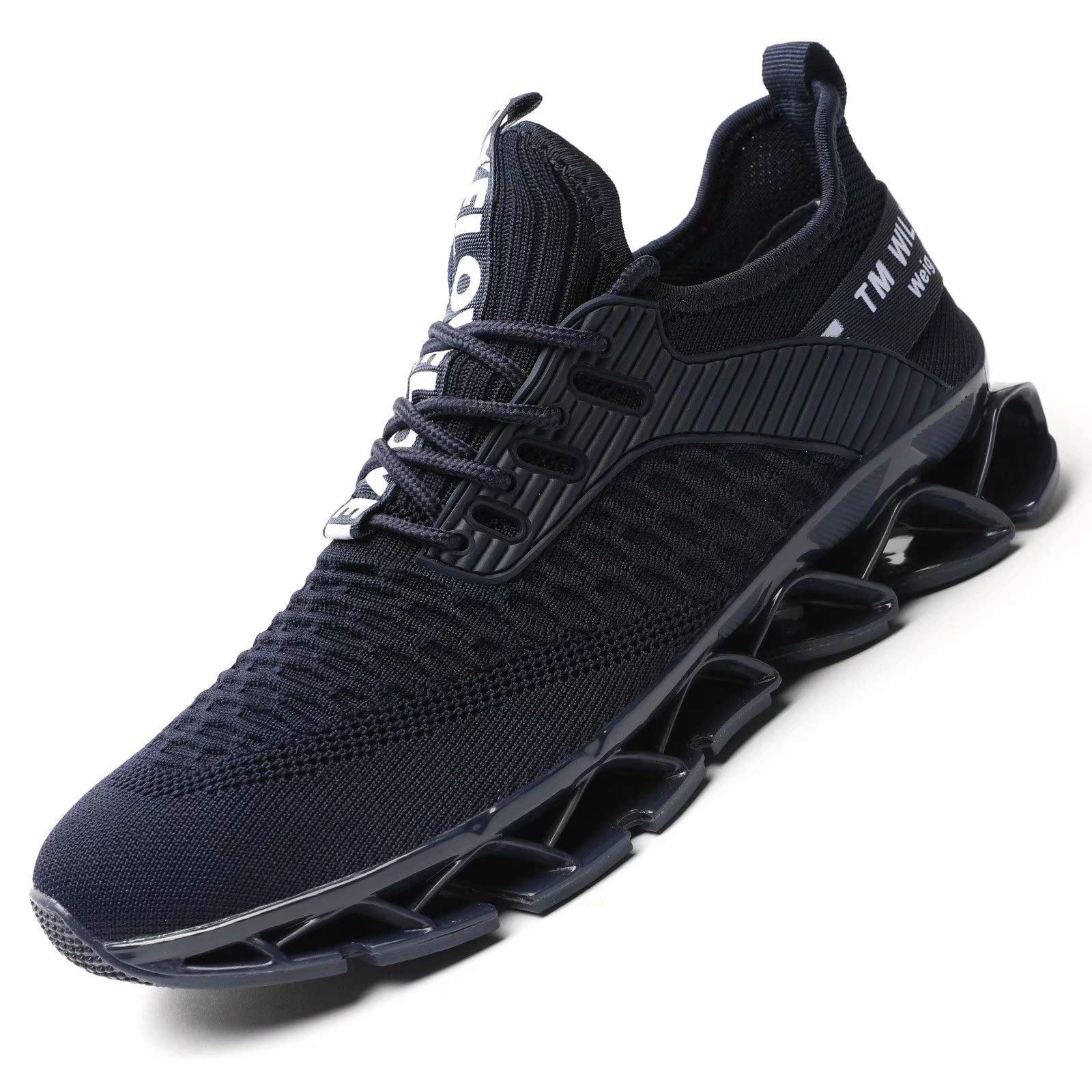 Men's Running Shoes Mesh Athletic Sport Sneakers Gym Fashion Trainers Tennis Casual Walking Zapatos