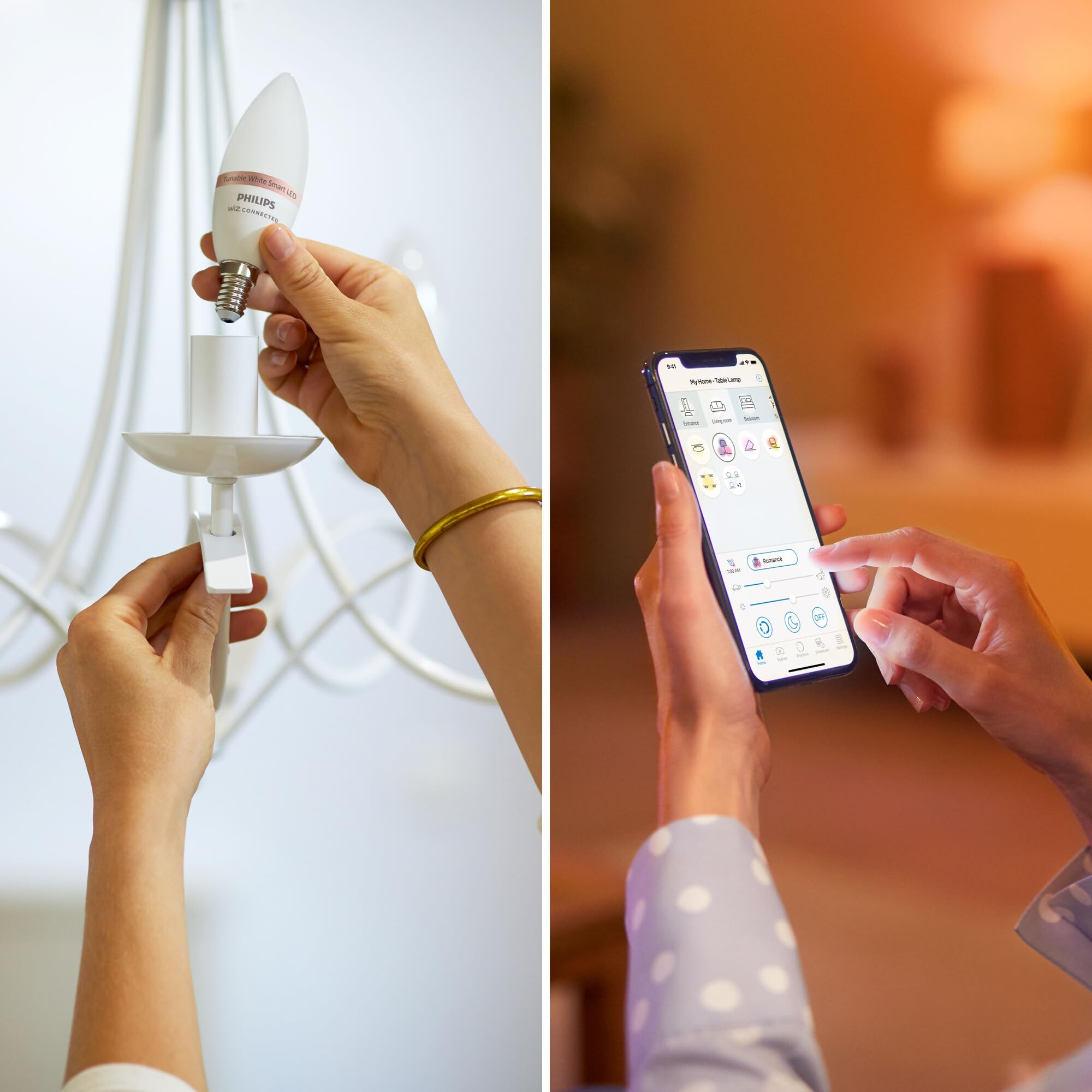 Philips Smart Led E14 4.9W 470lm 2700K-6500K