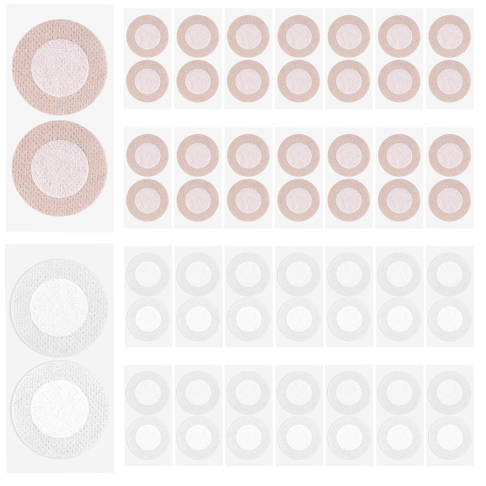 Nipple Cover Mens,60 Pcs Nipple Stickers Disposable Nipple Hide Protect Care,Gym Sport Prevent Nipple Chafing Stickers Patch,Transparent and flesh Color