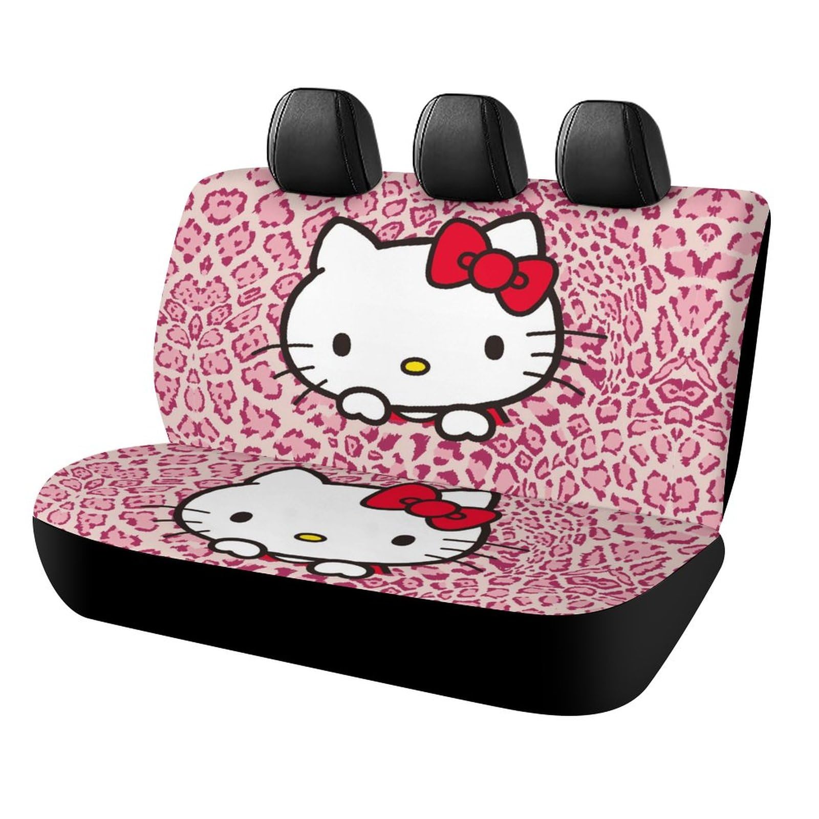 Amazon.co.jp: カーシートカバー ハローキティ ピンクのヒョウ柄 車