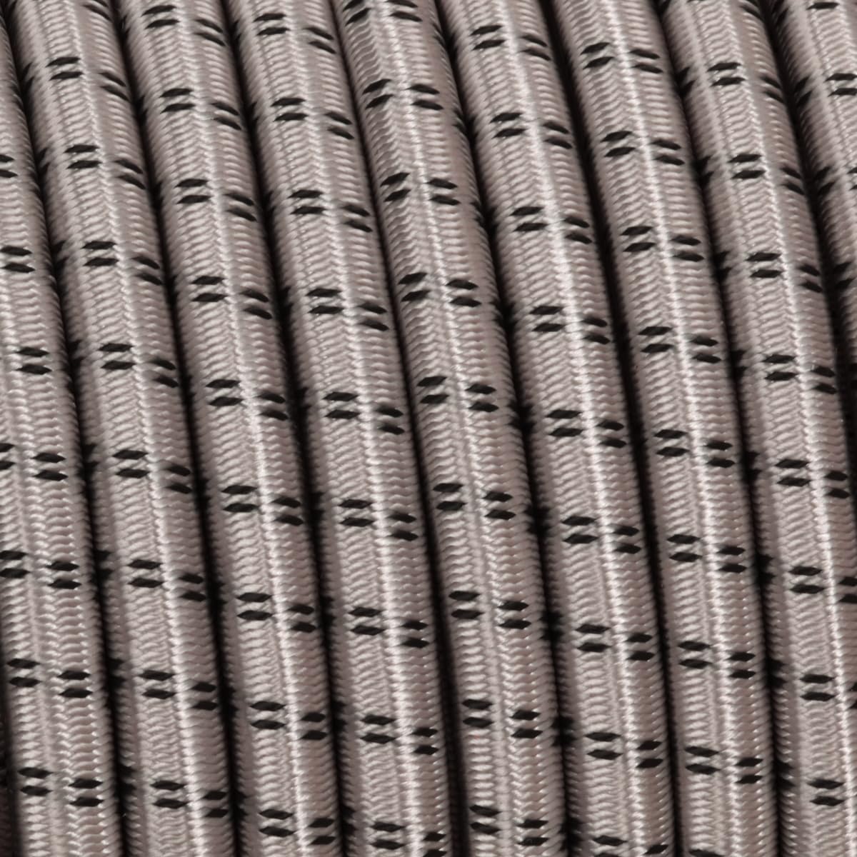 Corderie Italiane 006003656 Treccia elastica grigio perla 8 mm - 5 mt