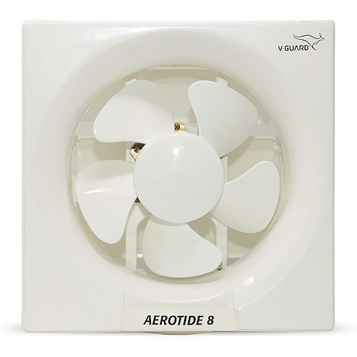 V Guard Aerotide 8 Exhaust Fan Speed 1300 RPM Sweep 20cm