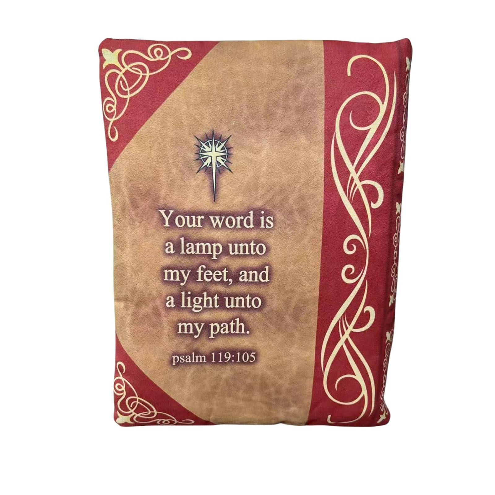 Elnwnnkc Bible Plushes Pillow Kids Religious Toy Spiritual Comfort Cushions Decors for Homes for Prayer Holy Bibles Stuffed Toy