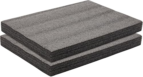 Miniatura 8 de Espuma de polietileno personalizable para embalaje y manualidades, 1 pulgada (12 x 16 pulgadas, 2 almohadillas)