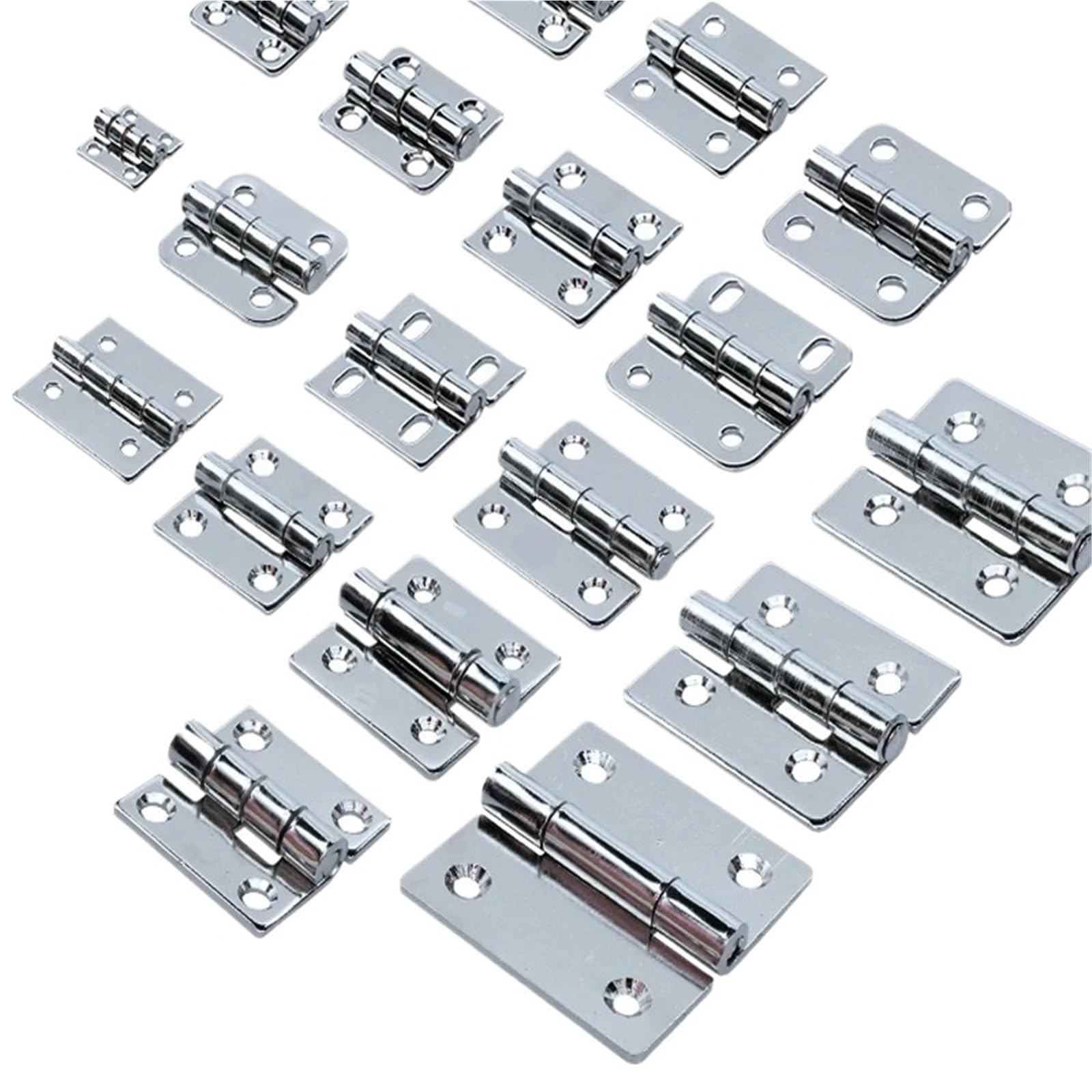 1pcs Thickened Stainless Steel Hinges Folding 180 Degree Cabinet Door Hinges(Type C)