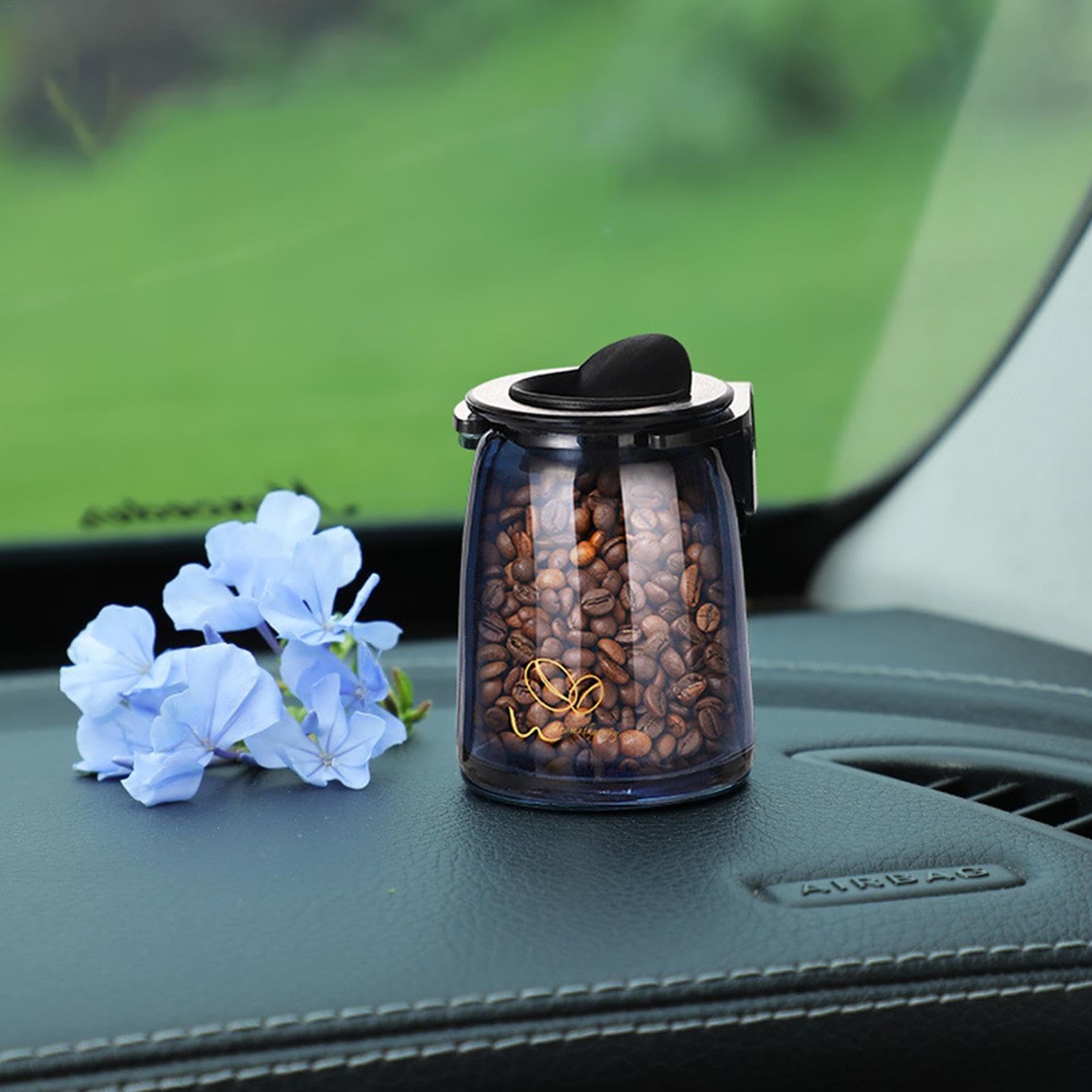 Auto-Lufterfrischer-Clip – 2 Stück Kaffeebohnen Auto-Lufterfrischer | Auto-Lufterfrischer-Clip, solider Autoduft Lufterfrischer-Clip, Auto-Lufterfrischer-Clips, langlebiger Lufterfrischer für Auto